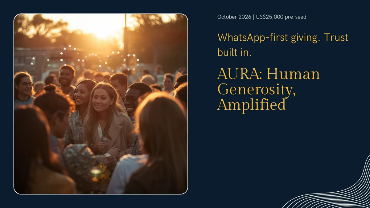 Cover of the AURA investor presentation